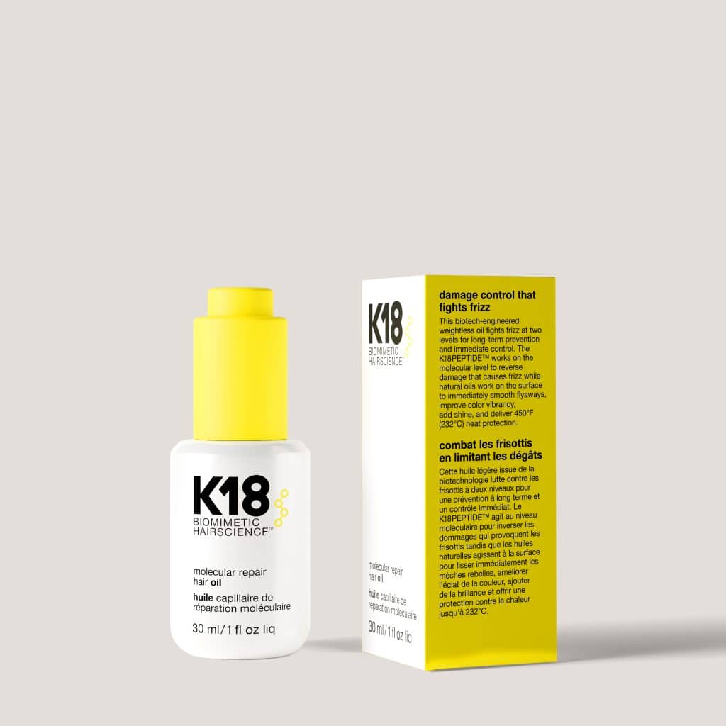 JETZT NEU: Das K18 Leave-in Molecular Repair Hair Oil mit dem K18 Peptide™